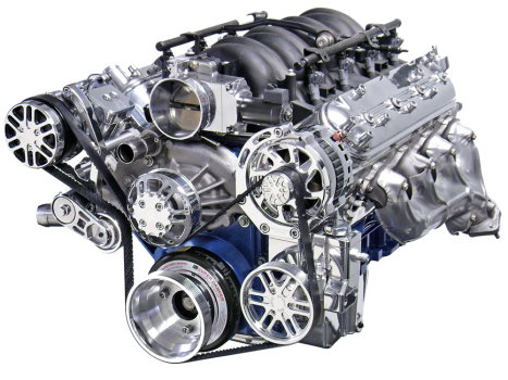 Ein großer V8 Motor